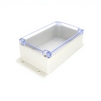 Boîtier de jonction étanche avec couvercle transparent en ABS IP65 pour contrôleur de capteur et instrument