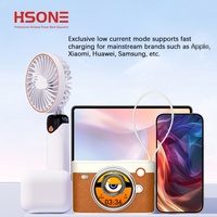 Banco de Energía Inteligente 2 en 1 con Altavoz, 4GB, 1.53 Pulgadas, 10000mAh, Traducción IA, Audio, Música, Juegos, Cargador Rápido, Soporte LED, Micro USB