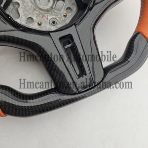 Volant en cuir lisse en fibre de carbone pour BMW G20 G30 G01 Série 3 Série 5 – Produits populaires - Product Image 3