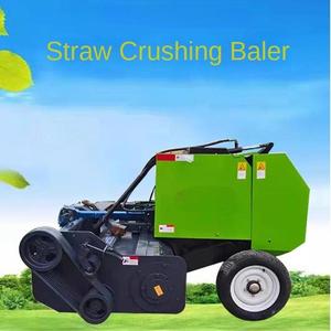 Trituradora de paja de maíz pequeña, tractor de cuatro ruedas con recogedor de hierba agrícola, fabricante de máquina empacadora redonda - Product Image 3