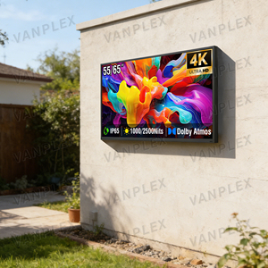 Téléviseur d'extérieur 55/65 pouces 4K UHD, 1000/2500 nits anti-reflet, étanche IP65, Smart WebOS, commande vocale - Product Image 1