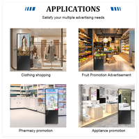Affichages numériques LCD pliables gratuits pour centres commerciaux, écrans publicitaires CMS 2K 4K 43 pouces sur pied, affichage de bienvenue