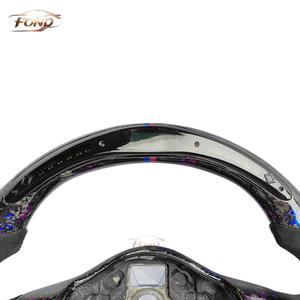 Volant personnalisé avec affichage LED de la vitesse et du régime moteur pour Volkswagen <span class=keywords><strong>Golf</strong></span> 7 7.5 MK8 MK7 MK6 GTI R Polo MK6 MK5 Passat B8 B7 LED OBD - Product Image 6