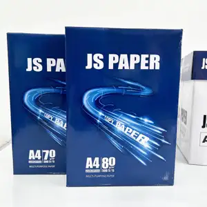 Fornecedor por atacado de papel de papel de papelão para cópia de escritório tamanho A4 216x297mm 85 g/m2 para uso escolar tamanho carta 75% algodão 25%