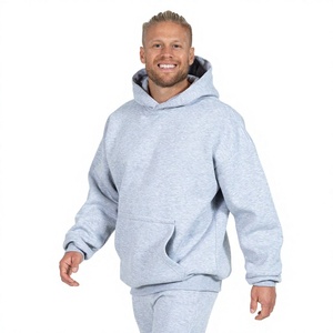 Sweat-shirts à capuche pour hommes, couleur unie, polaire, avec poche, vêtements décontractés d'automne, sweats à capuche et sweat-shirts pour hommes - Product Image 1