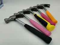 Peaktop OEM Marteau à griffes en acier au carbone personnalisable Manche en plastique Outil à main industriel pour le travail quotidien pour marteau à clous