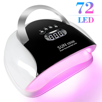 Kit de Manicura con Lámpara UV LED de Metal y Taladro, Equipo de Curado Rápido para Esmalte de Gel