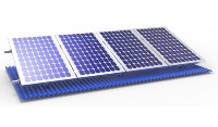 Meilleur système de support inclinable réglable pour toits plats, panneaux solaires chinois, structure de montage PV