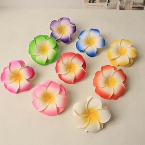 YOPIN-546 Fiori di Frangipani all'Ingrosso Stile Hawaiano 5-9CM Multicolore per Decorazioni Matrimoni e Feste in Spiaggia - Product Image 2