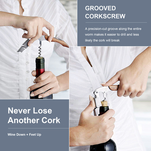 Dụng Cụ Mở Chai Rượu Dụng Cụ Mở Chai Rượu Vang Có Tay Cầm Bằng Gỗ Tùy Chỉnh Dễ Sử Dụng - Product Image 3