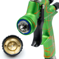 Pistolet de pulvérisation pneumatique industriel efficace pour l'automobile, gobelet de 600 ml, 2 L/min, Neolex HiQ 6200 URP, alliage d'aluminium, OEM HVLP, double action, CE
