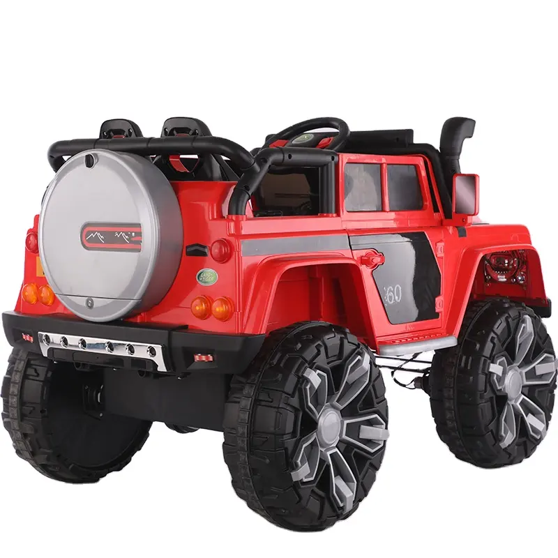 Paw patrol-voiture à quatre roues en plastique, avec télécommande, 2 sièges, pour enfants de 12 ans, conduite, 12v