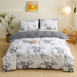 Juego de Edredón de Siete Piezas para Boda, Funda Nórdica, Fundas de Almohada, Diseño Estampado, Relleno de Lana para Otoño, Resistente al Agua, Calidad 300 Hilos - Product Image 5