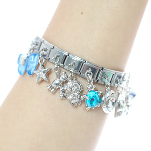 Accessoire DIY pour <span class=keywords><strong>module</strong></span> italien, Série Magic Color Love, Pendentif de bracelet élastique à breloques tendance, Direct usine - Product Image 2