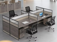 Ensemble de chaises de bureau au design minimaliste moderne, en PVC, postes de travail compartimentés, bureaux en cubicle, combinaison libre, vente en gros