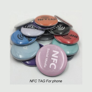 Chất Lượng Cao Tùy Chỉnh In Ấn RFID <span class=keywords><strong>NFC</strong></span> Epoxy Tag Cho Truyền Thông Xã Hội Dính <span class=keywords><strong>Sticker</strong></span> - Product Image 2