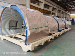 Capot de couverture de bande transporteuse industrielle en acier inoxydable nouveau étanche à la poussière pour la construction minière écologiquement métal - Product Image 4