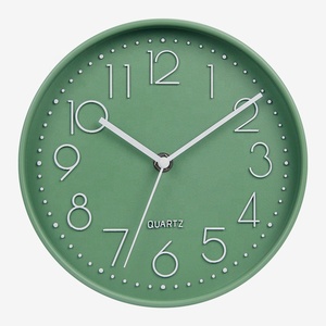 Đồng hồ treo tường nhựa giá rẻ, in số nổi 3D, hiện đại, bán buôn, nhỏ gọn, dành cho phòng trẻ em - Product Image 4