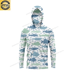 Camiseta de Pesca de Manga Larga con Protección UV UPF 50+, Sublimada, de Secado Rápido, Personalizada al por Mayor - Product Image 2