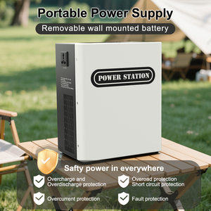 2Kwh 500W Pin lưu trữ di động Trạm điện di động <span class=keywords><strong>220V</strong></span> hệ thống điện dự phòng năng lượng mặt trời với pin LiFePO4 628ah di động - Product Image 3