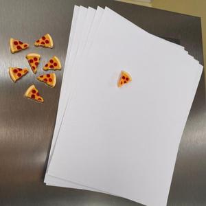Aimant de réfrigérateur amovible en résine personnalisée, motif pizza de dessin animé, idéal pour étiquette fixe - Product Image 6