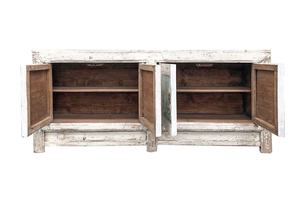 غرفة المعيشة العتيقة رث أثاث أنيق الصينية قانسو رسمت خشب متين مجلس الوزراء - Product Image 3