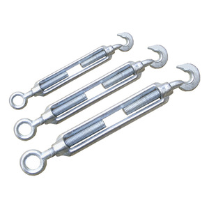 Tensor de cable de acero tipo abierto galvanizado Stegosaurus M6 M8 M10 M12 M14 M16 M18 M20 M22 M24 M27 M30 M36 Clase C - Product Image 1