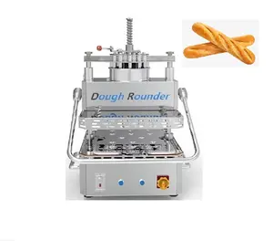 Elektrikli Model fransız ekmek hamur bölücü yuvarlayıcı haddelenmiş Pizza hamuru top yapma makinesi fırın için