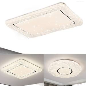 Plafonnier LED moderne et simple, multicolores, télécommande, IP65, éclairage pour la maison, le bureau, le restaurant, l'étude, ambiance romantique, nuit étoilée - Product Image 1