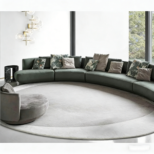 <span class=keywords><strong>Tappeto</strong></span> di lana di forma personalizzata 2025 nuova <span class=keywords><strong>crema</strong></span> di colore francese grigio stile minimalista <span class=keywords><strong>tappeto</strong></span> di lana fatto a mano per soggiorno set di tappeti - Product Image 1