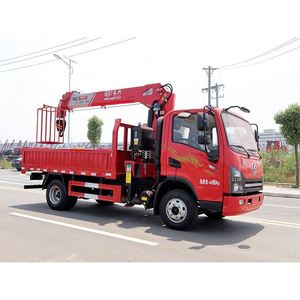 Camion-grue Shacman G1 avec grue à flèche droite Changxing de 6,3T, véhicule de travail aérien avec nacelle pour l'entretien municipal - Product Image 6