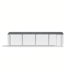 Jaula para Pollos de Acero Galvanizado Antracita, Duradera, para Alojamiento de Animales - Product Image 1