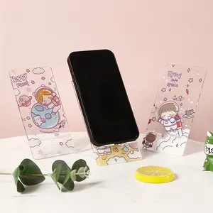 Nuovo Design regalo promozionale produttore personalizzato acrilico Souvenir turistico Kawaii foto porta cellulare in plastica