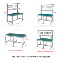 Banc de travail ESD portable, banc de soudage modulaire pour atelier, banc de montage robuste pour laboratoire