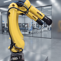 Robot Industrial Compacto FANUC M-20iD/25 de 6 Ejes con Carga Útil de 25 kg y Alcance de 1831 mm para Soldadura, Manipulación y Paletización