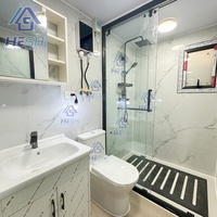Maison préfabriquée prête à l'emploi, pliable et portable, 40 pieds x 20 pieds, 5 chambres, conteneur extensible pour expédition