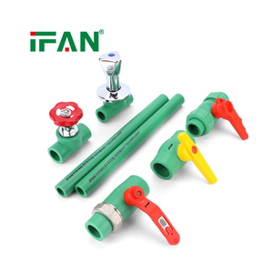 Raccords PPR verts IFAN, prix usine, 20-110 mm, 95 ℃   Raccords PPR résistants aux hautes températures pour radiateurs de chauffage à <span class=keywords><strong>eau</strong></span> <span class=keywords><strong>chaude</strong></span> - Product Image 4