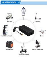 Chargeur de batterie au lithium 42v 2a Chargeur 48v 3 Ah pour batterie au lithium-ion Vélo électrique 48 volts 36v 48v Chargeur de batterie au lithium