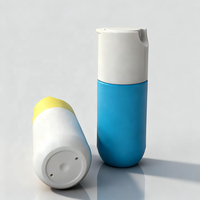 Ensemble de flacons pompe sans air rechargeables 30ml/1oz 50ml/1.7oz 100ml/3.4oz 120ml/4oz en plastique PP pour sérum et lotion de soin, format voyage