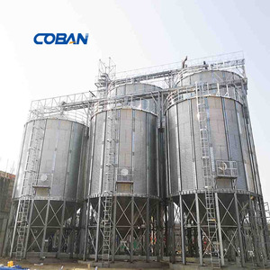 Silo de stockage de riz et d'aliments pour animaux en acier galvanisé haute résistance 270g/m² pour l'expansion commerciale des fournisseurs d'équipements agricoles - Product Image 1