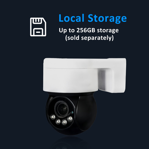 Caméra PT de suivi WiFi mini 8MP avec fonction de détection humaine, double éclairage, micro et haut-parleur intégrés, 256 Go, portée jusqu'à 30 m - Product Image 3
