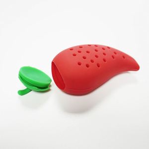 ที่กรองชาซิลิโคนรูปพริกพร้อมที่กรองและกรองน้ำ รุ่น 5465 - Product Image 4