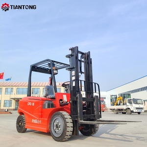 Forklift Listrik 3,5 Ton dengan Ketinggian Angkat Retraktil, Kapasitas Baterai Besar untuk Logistik, Gudang Besar, Pabrik, dan Penumpukan Pallet - Product Image 2