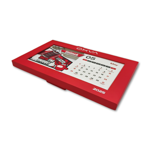 2026 bàn lịch Glossy nhiều lớp lá vàng dập nổi với xốp lót bảng Top cứng nhắc hộp tráng giấy món quà hoàn hảo - Product Image 3