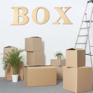 Lettre en bois non finie de 12 pouces, alphabet vierge grand format pour décoration murale DIY, maison, fête, salle de classe, dropshipping - Product Image 4