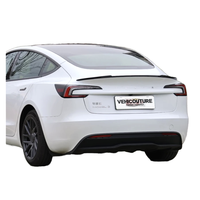Aileron arrière de haute qualité pour Tesla Model 3 Performance, accessoires de voiture, mise à niveau, motif ABS, noir brillant, kit carrosserie 2021-2023