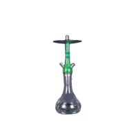 Meilleure vente Bouteille d'eau portable en verre Shisha Hookah de haute qualité OEM ODM Logo personnalisé Style moderne Miroir Technique coloré