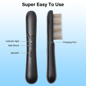 Wereldpremière Van Nieuwe Huisdierenproducten Elektronisch Haar Hondenkam Kammen Borstel Roestvrijstalen Naald - Product Image 3