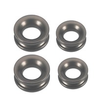 Anneau de poulie en aluminium CNC à faible friction personnalisé, léger, glissière pour corde, embout pour corde, usiné avec un procédé CNC