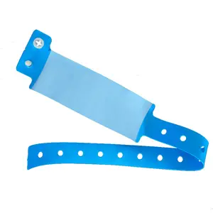 High Quality Disposable Hospital Handwriting Plastic Medical PVC ID Wristband Super Soft For Infant New Born Baby